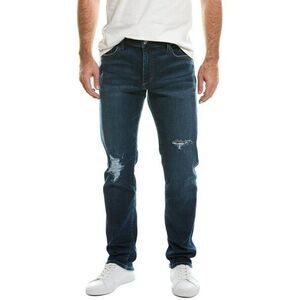 Joe's Jeans Slim Straight Fit Jeans Mens 29 x 31 Albie Blue Dark Wash Distressed